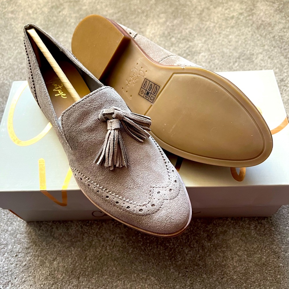 Crown Vintage Suede Loafers